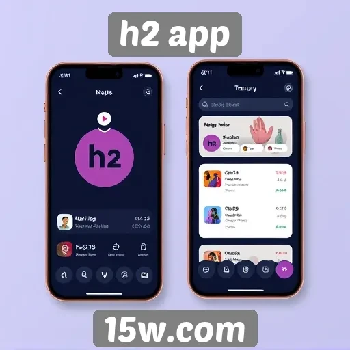 Interface do H2 App é intuitiva e acessível